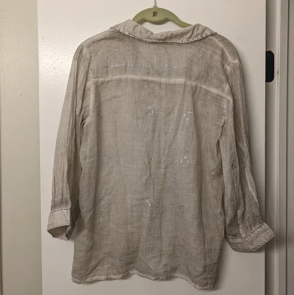 Karyn Seo Jana Blouse size S - Picture 2 of 5